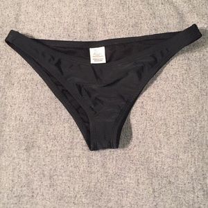 Black Cheeky Bikini Bottom